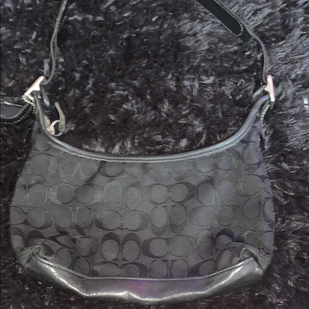 Coach Black Shoulder Bag